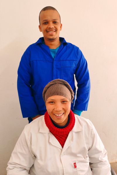 Zane Witbooi and Alima Botha 